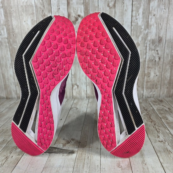 Nike Zoom Running Shoes Women's Size 11 Pink Grey Black Athletic Sneakers - Picture 7 of 8